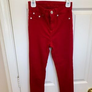 Red rue 21 jeggings